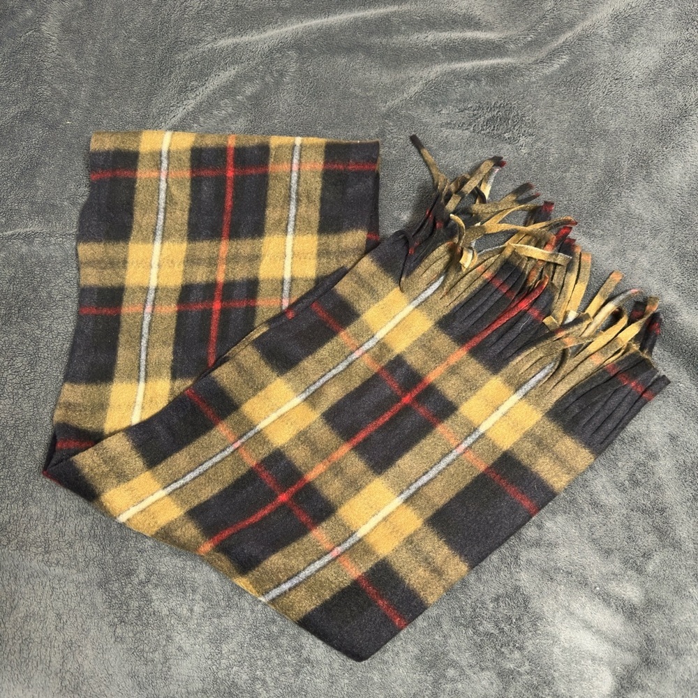 Plaid Fringe Scarf - Picture 3 of 3